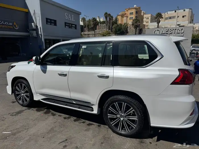 لكزس 2019 ابيض قمة في النظافة 7