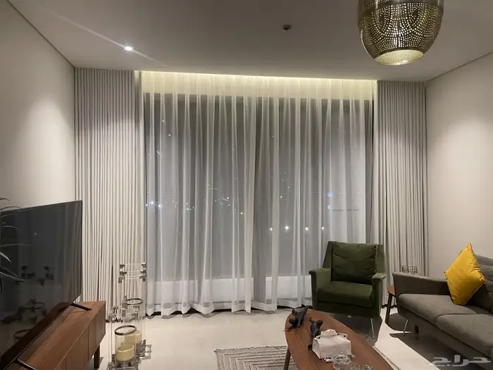 تفصيل   جميع ستائر الويفي  الهبه الجديد   بلاك اوت   عازل ل 7