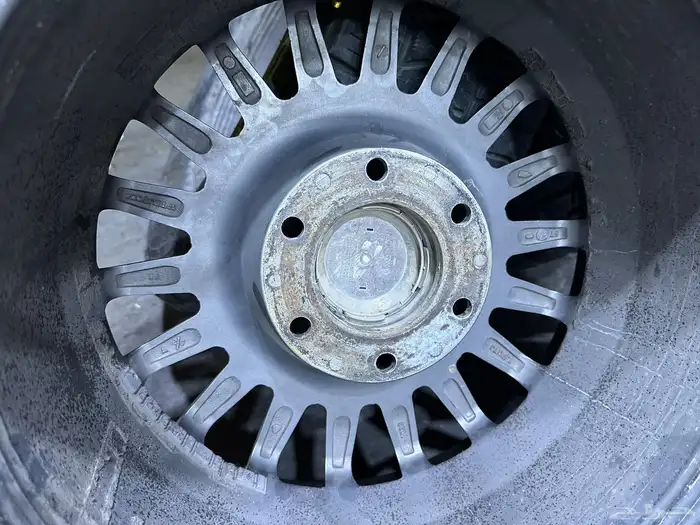 كفرات نص حجري كوبر امريكي مع جنوط برايد 6 مسمار اصلي مقاس17 11