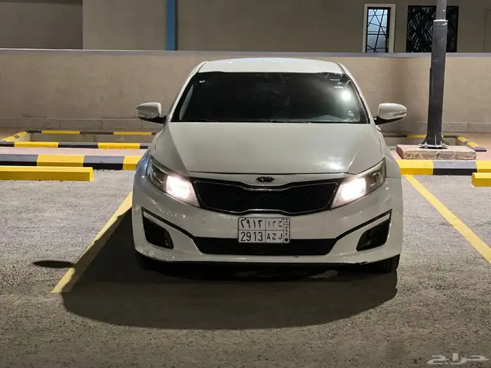 كيا اوبتيما 2015 لون ابيض منوة المستخدم ماشاءالله 3