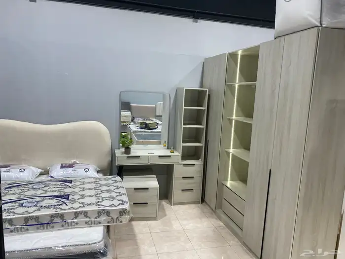 سرير نفرين دولاب ملابس تسريحه كو مدينه لحاف مخده شرشف 1