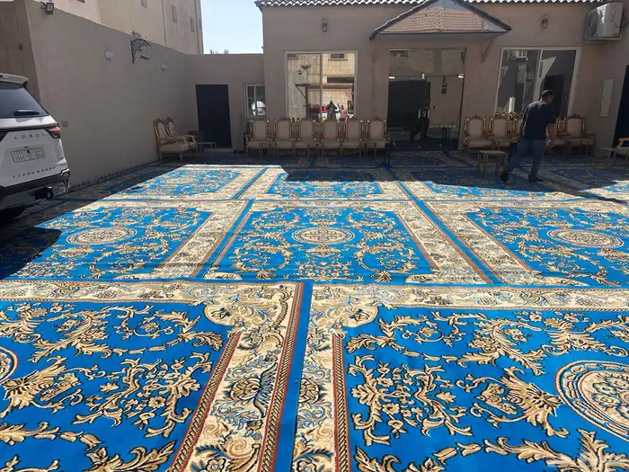 تاجير زل ازرق زل ملكي كراسي ملكي خيام بيوت شعر 0