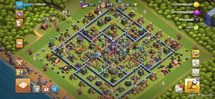 حسابين كلاش اوف كلانس 0