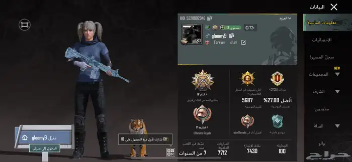 حساب ببجي للبيع 28