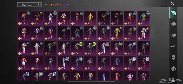 حساب ببجي المستوى 79 للبيع 1