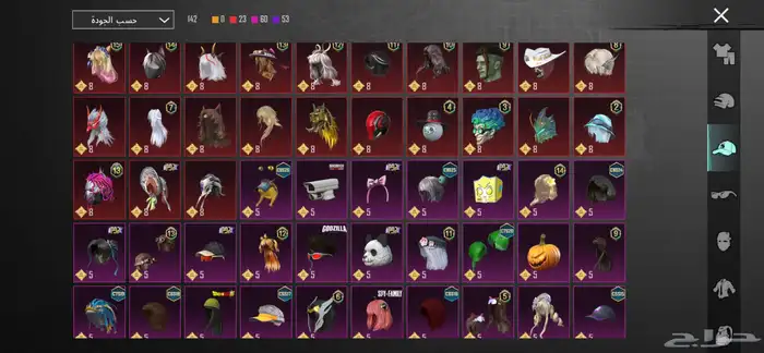 حساب ببجي 21