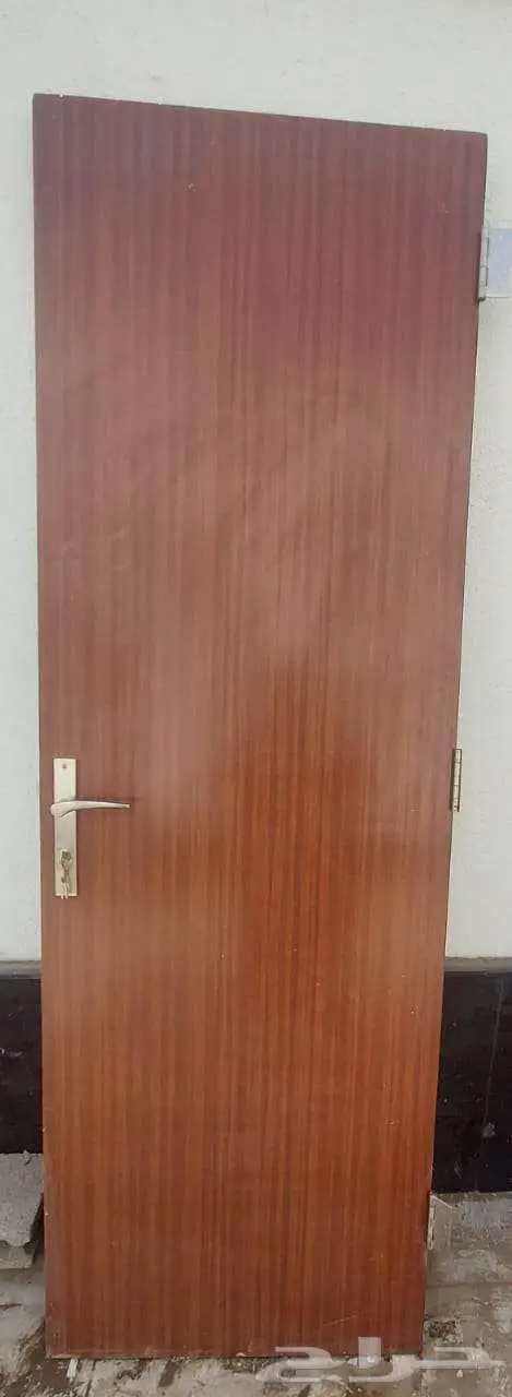 باب خشب تصميم تركي   باب خشب  شباك حمام المنيوم 3