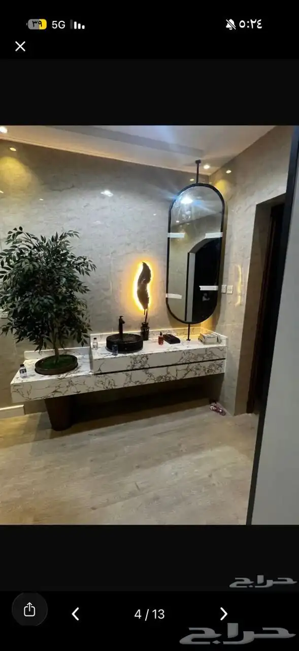 مغاسل رخام طبيعي وصناعة ومطبخ وطولات الانجاز 3ايام مع الت 11