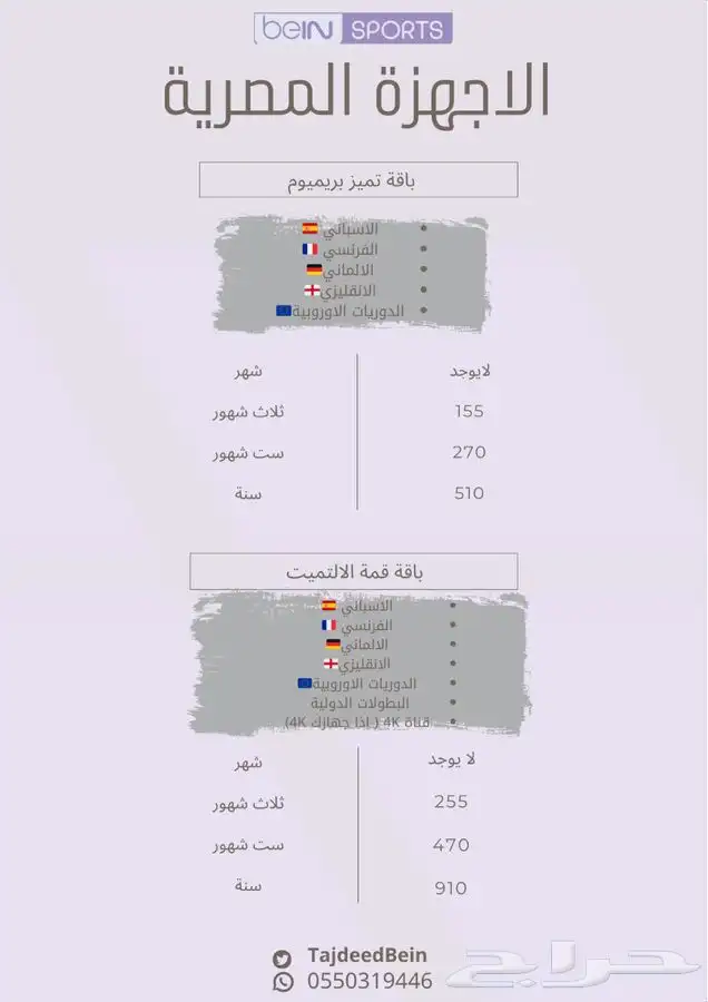 تجديد بي ان سبورت بالسعر الرسمي 6