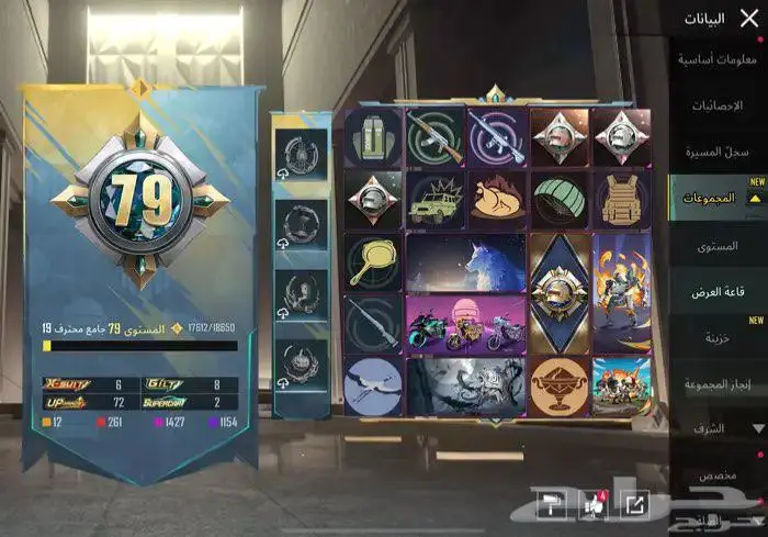 حساب ببجي للبيع او للبدل 10