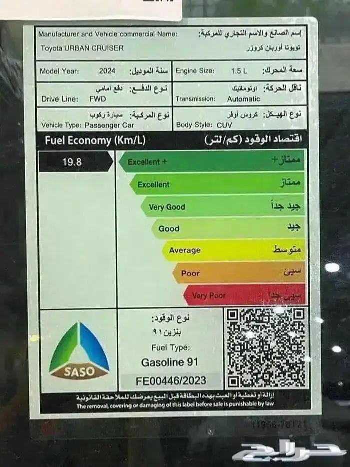 تويوتا اوربان كروزر فل كامل سعودي 2024 لدى الثواب 8
