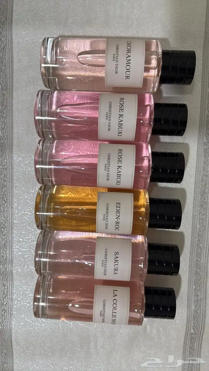 عطور ماركات اصليه بدون كراتين استوكات جديده بربع القيمه 18