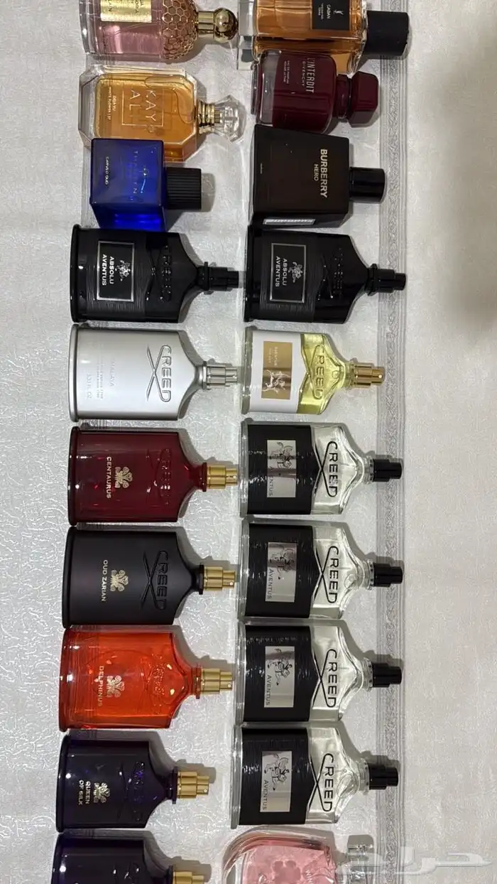 عطور ماركات اصليه بدون كراتين استوكات جديده بربع القيمه 14