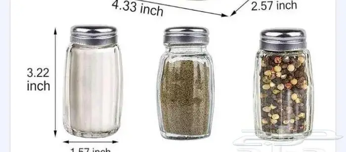 برطمانات حاويات علب زجاجية للتوابل والقهوة والرز 2