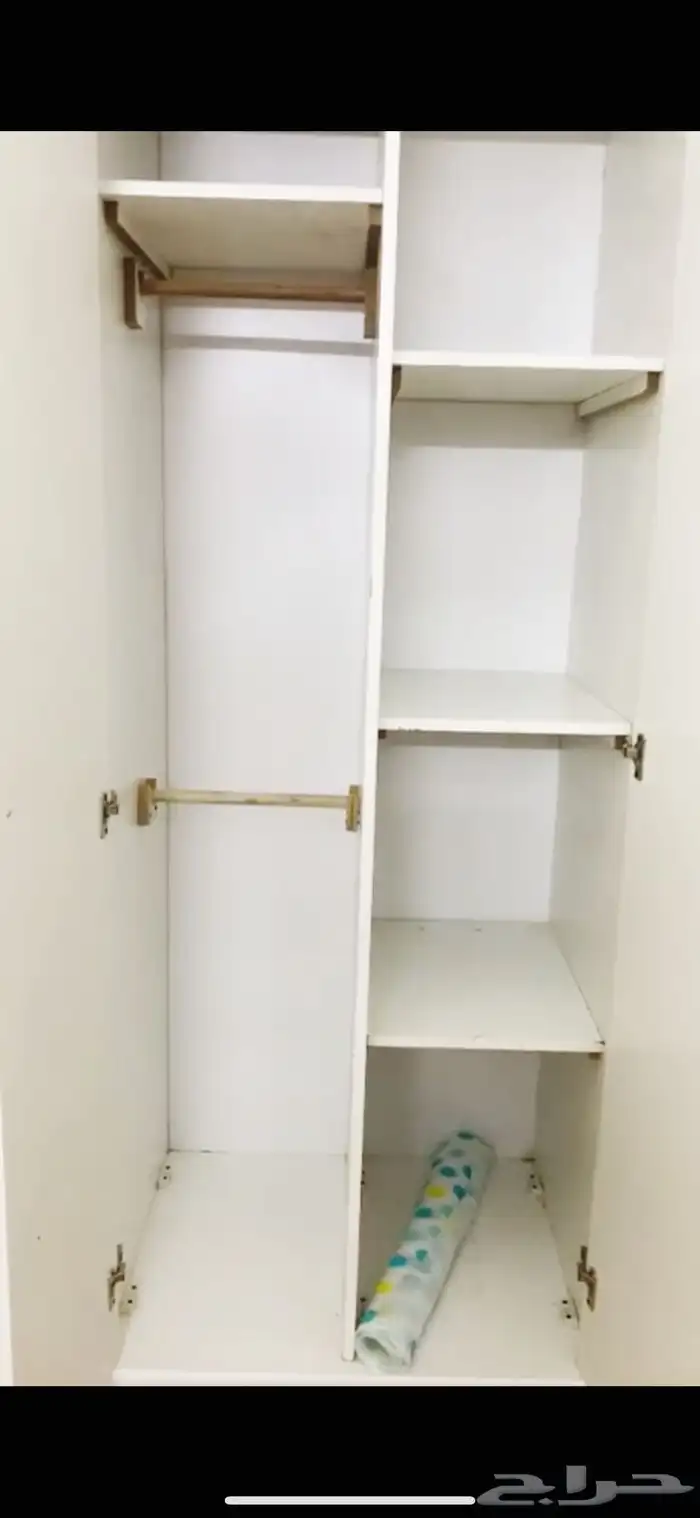 دولاب زاويه ابيض 6 ابواب 0