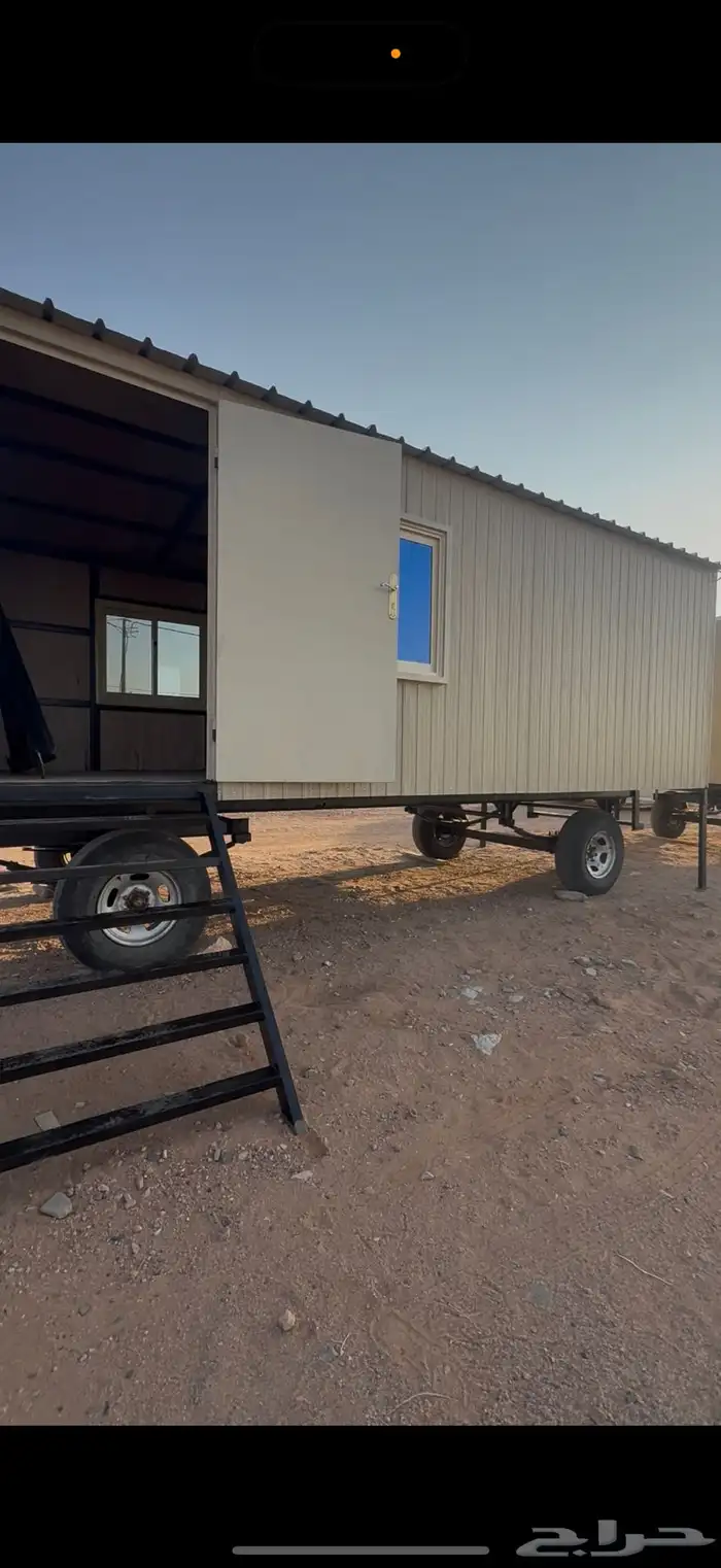 كرفان غرفه ومستودع ومصلخ 6 في 3 شخص جدا طيب 0