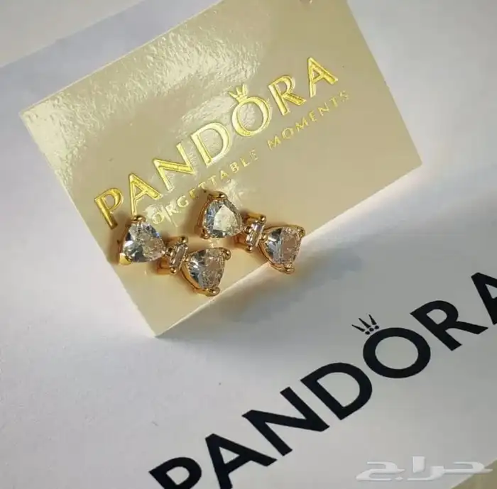 سلسال وحلق تقليد ماركة بندورا 1