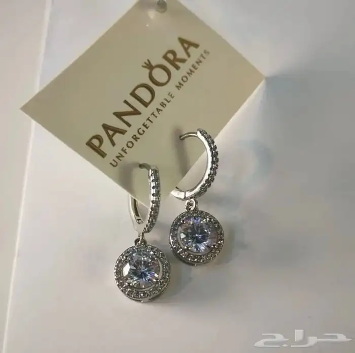 سلسال وحلق تقليد ماركة بندورا 2