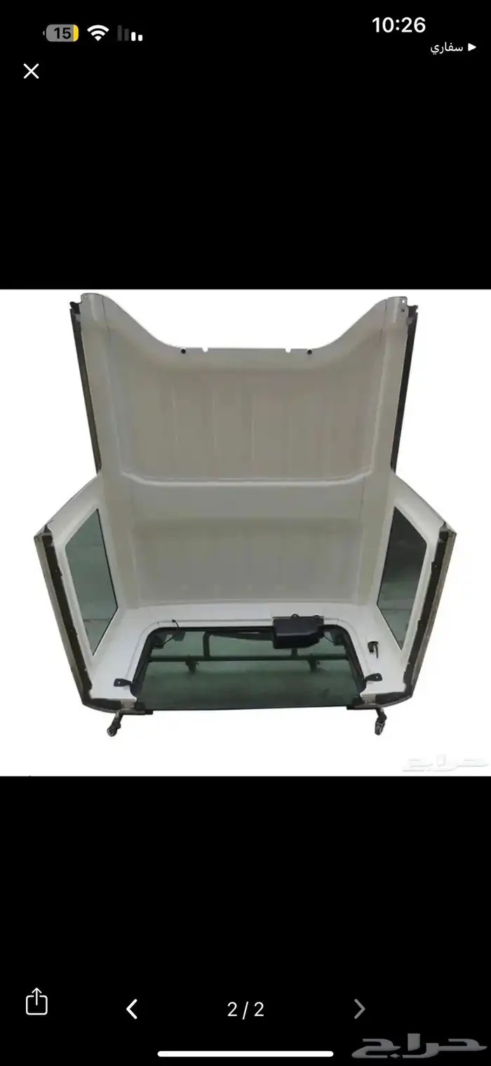 سقف هارد توب رانجلر 2015 بحالة الوكالة لون احمر بالكامل 0