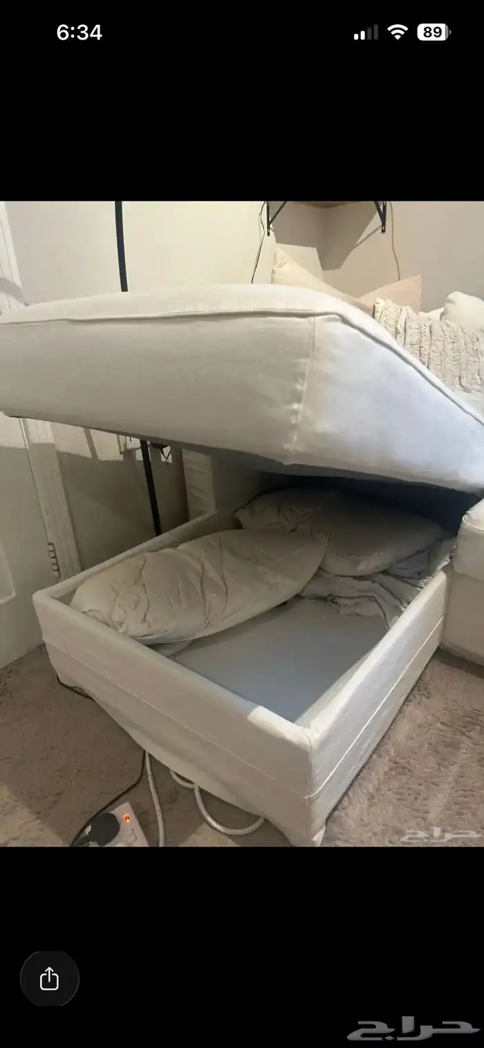 كنب ايكيا مع تخزين 12