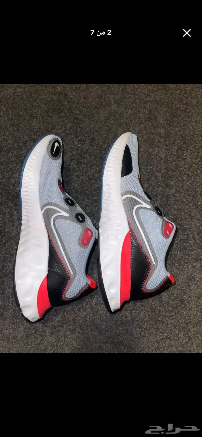 Nike Renew Run ( Grey and Red ) 5