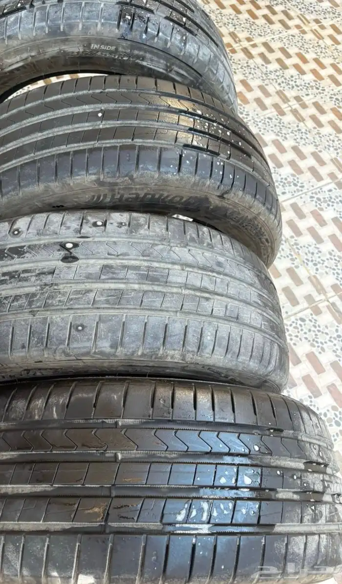 كفرات هنكوك مقاس 215 55 17 تاريخ 24 طقم مقاس17 25