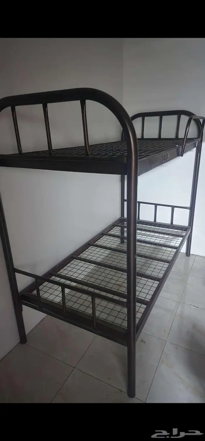 سرير حديد طابقين Iron bunk bed sleeping mattresses 0