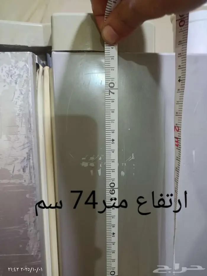 ثلاجه ال جي كبيره باب فريزر عامودي وباب ثلاجه عامودي 5