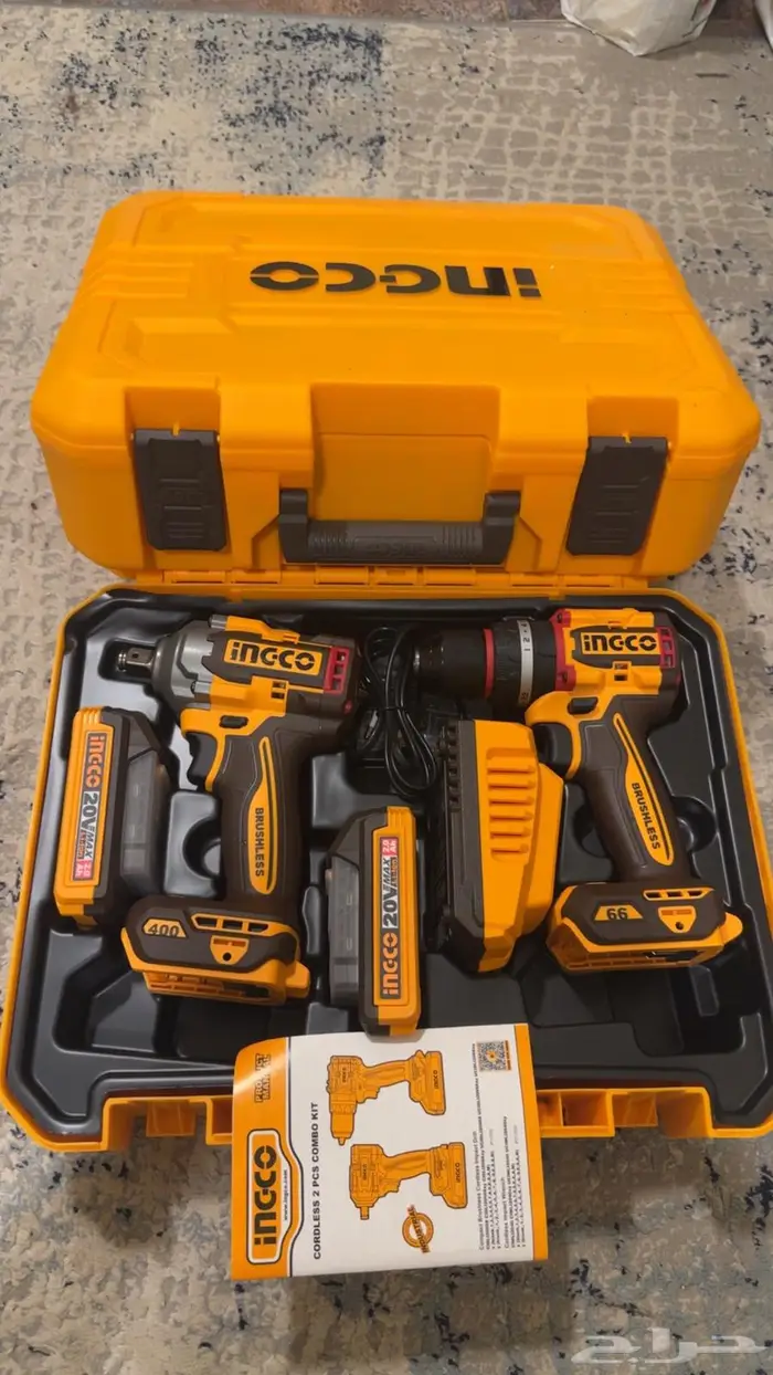 شركه اينكو دريل ومفك بلوط ببطاريه اليثيوم الحديثه 1