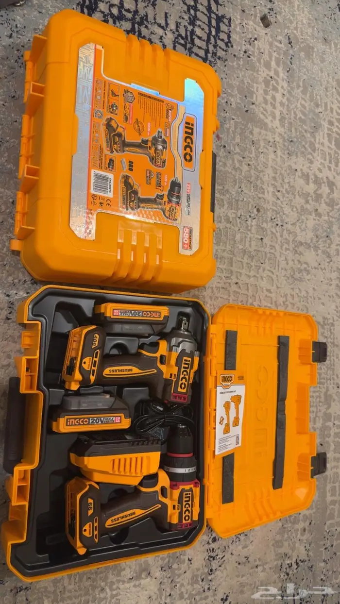 شركه اينكو دريل ومفك بلوط ببطاريه اليثيوم الحديثه 0