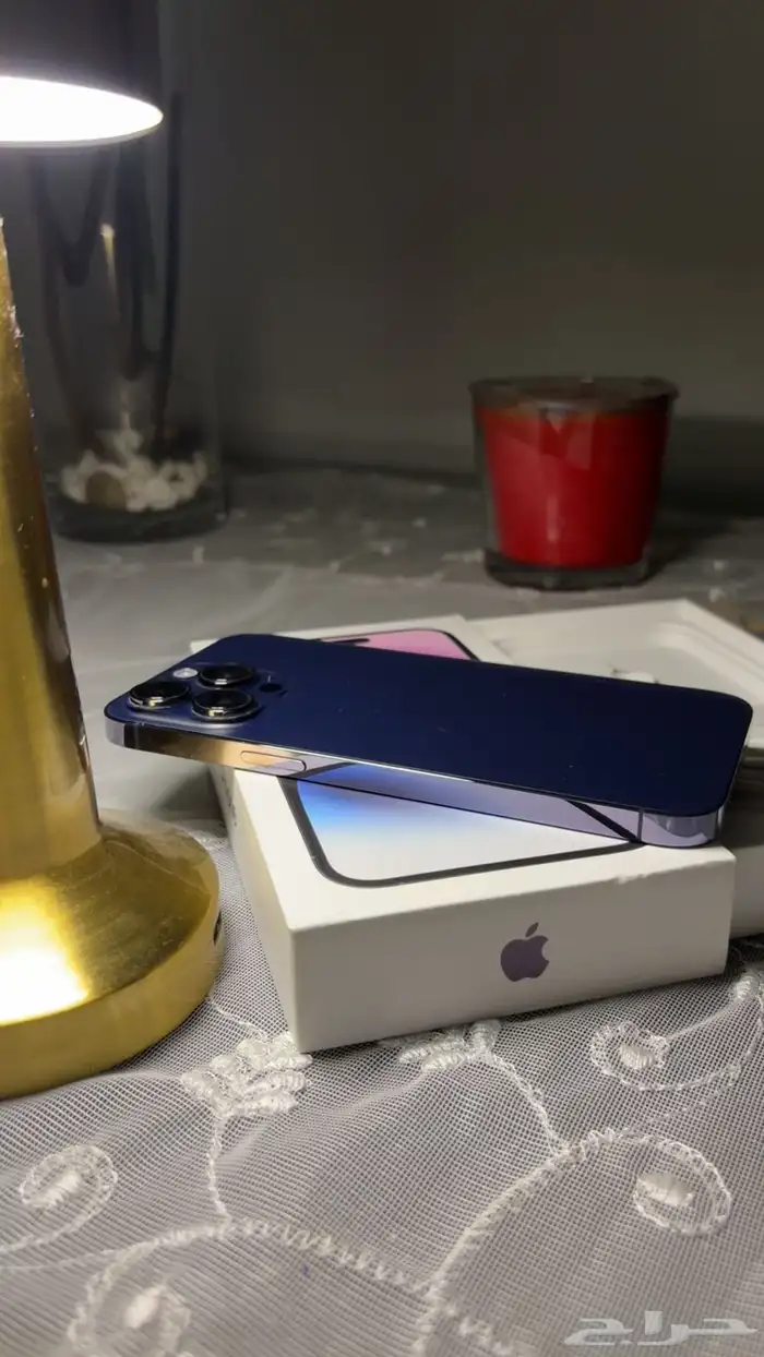 ايفون 14 برو ماكس بنفسجي نظيف جدا  256g 1