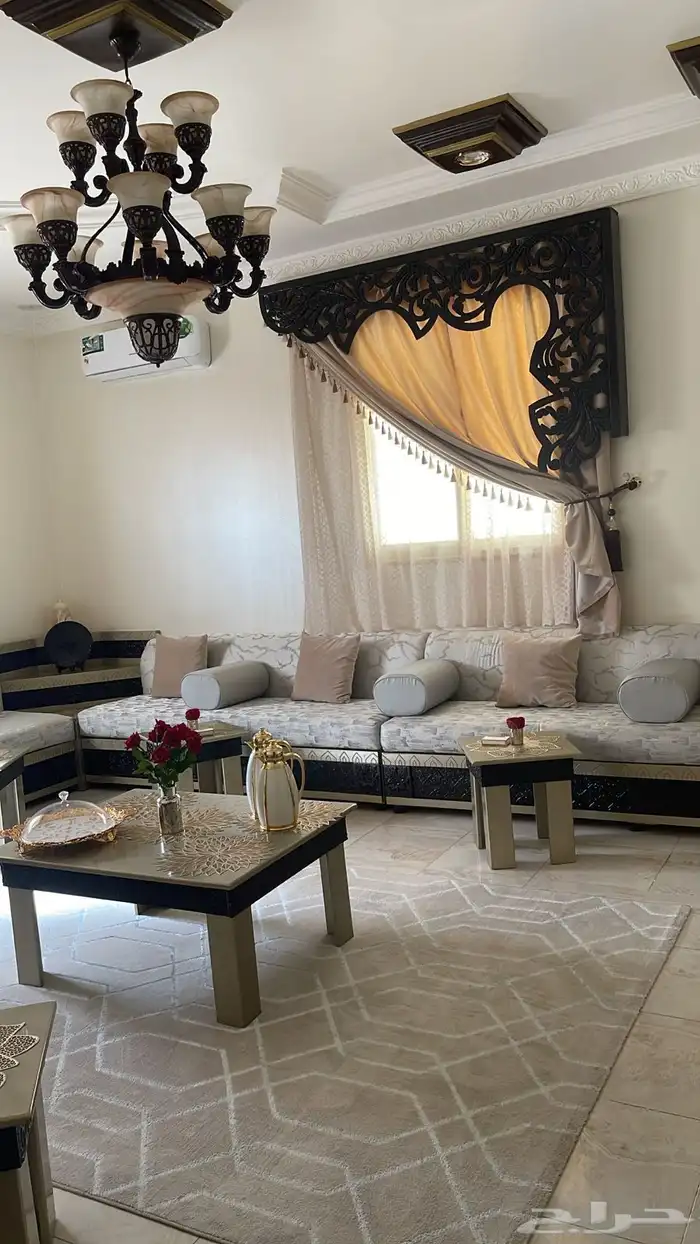 كنب مغربي مجلس كامل 2