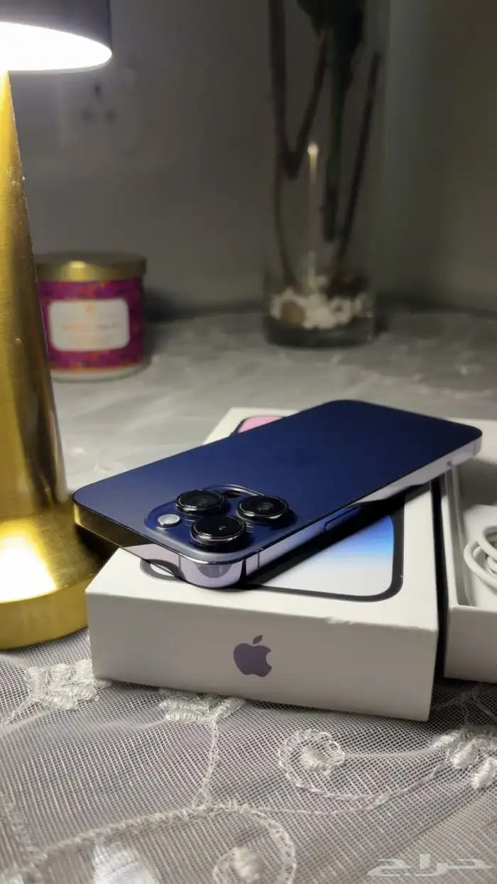 ايفون 14 برو ماكس بنفسجي نظيف جدا  256g 3