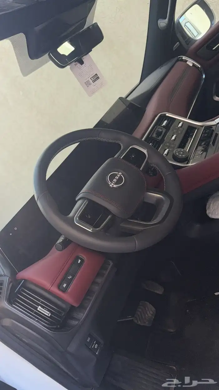 جيب باترول نيسان بلاتينيوم 2025 فل جلد مواصفات قطر7000كيلو 2