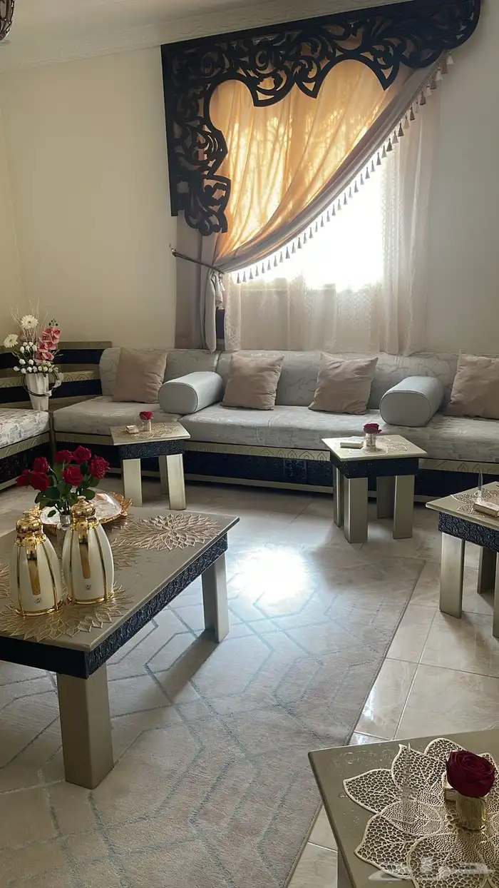 كنب مغربي مجلس كامل 1