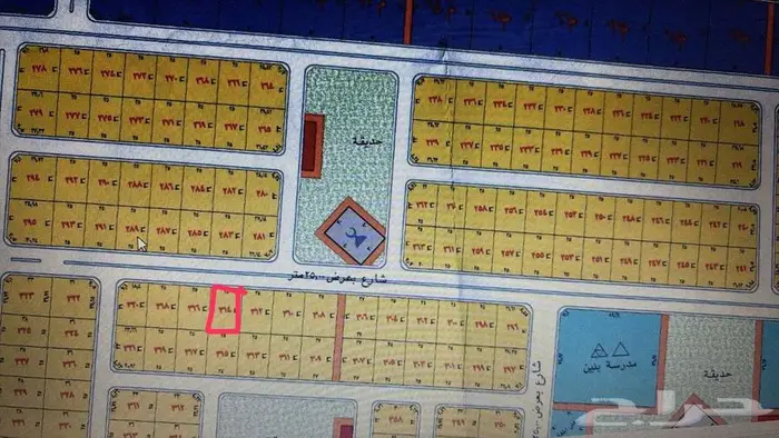 للبيع اراضي متفرقة في جوهرة العروس وطيبة الفرعيه 4