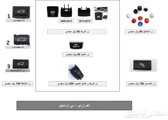 اكسسوارات BMW كاربون واغطية علامات و غيره 14