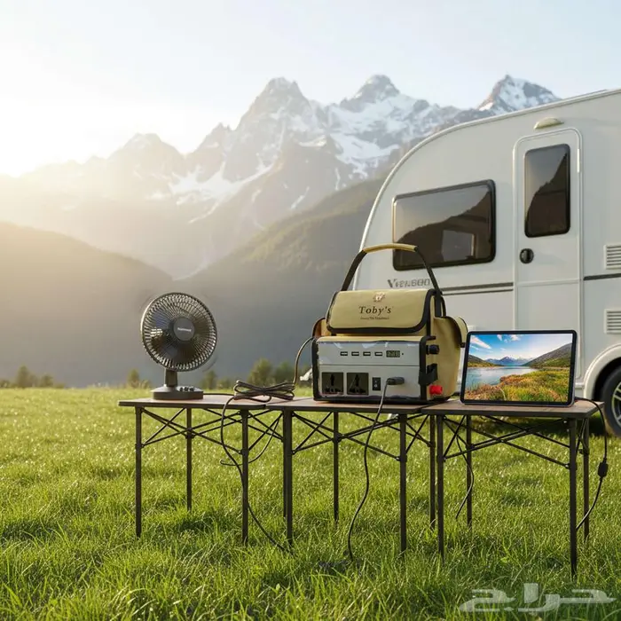 بطارية البر والرحلات قويه تشغ ل أجهزتك واضاءه وقت طويل 9