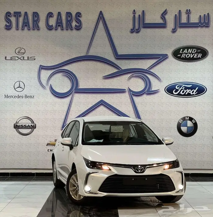 تويوتا كورولا مطور2025اقساط علي جميع البنوك 0