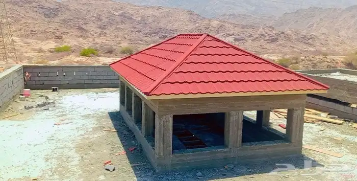 محل بن قحطان بيوت شعر قرميد 1