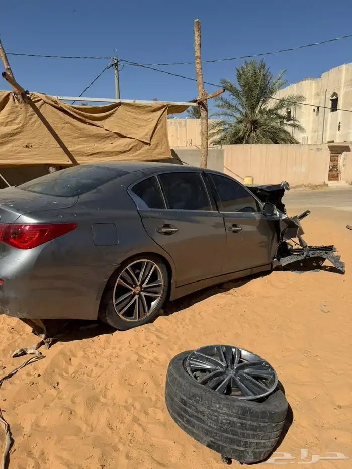 انفنتي Q50 2016 ديزل مصدومة 2