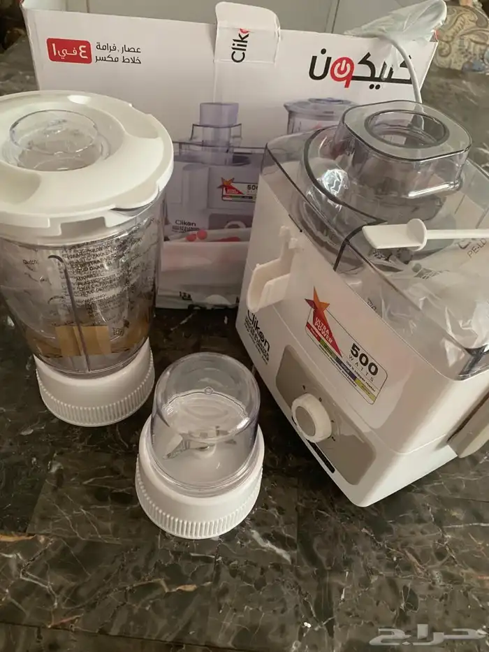 محضرة طعام جديدة وخلاط 0