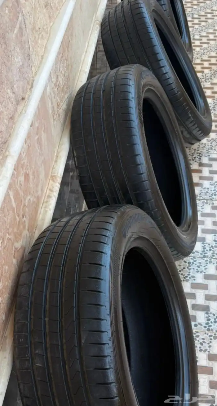 كفرات هنكوك مقاس 215 55 17 تاريخ 24 طقم مقاس17 9