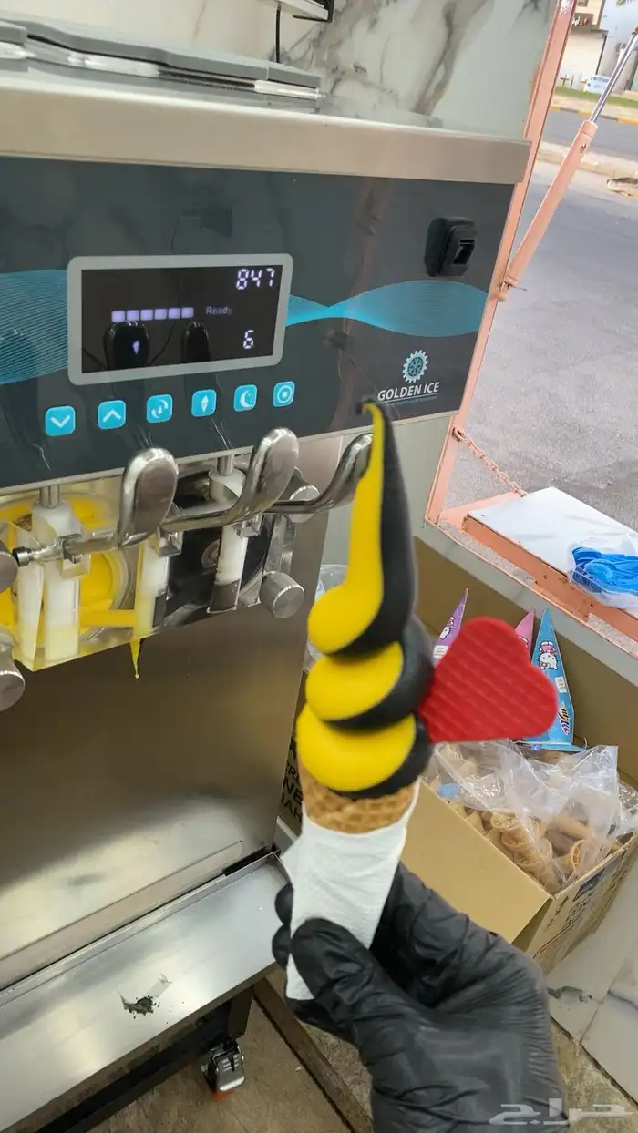 مكينه ايسكريم جولدن ايس قولدن ايس 5