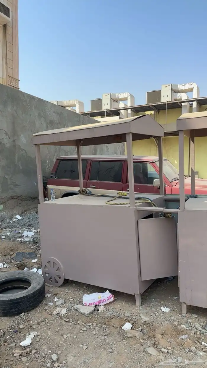 عربة بطاطس خشبيه 1