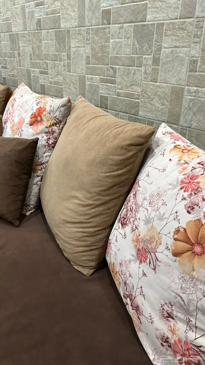 كنب بني 10 قطع 0