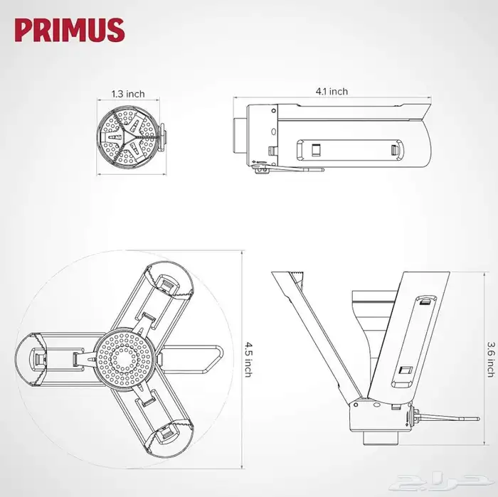 موقد بريموس تيتانيوم مع قداح(جديد) 3