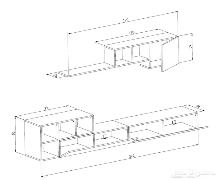 طاولات تلفزيون 3