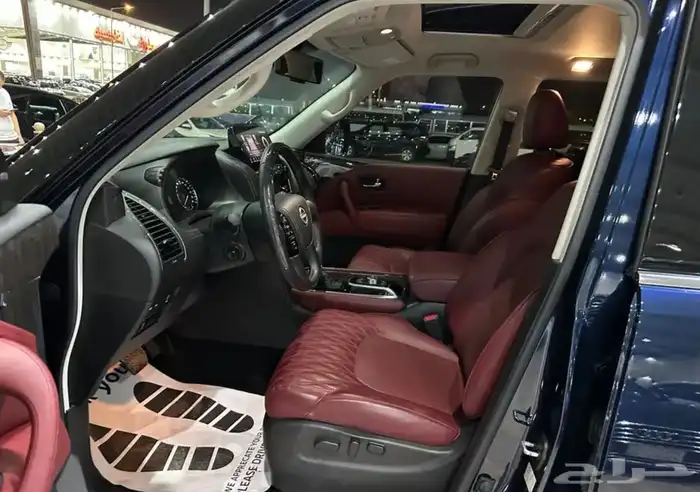 نيسان باترول بلاتينيوم موديل 2024 فل كامل 8 سلندر 400 نضيف 15