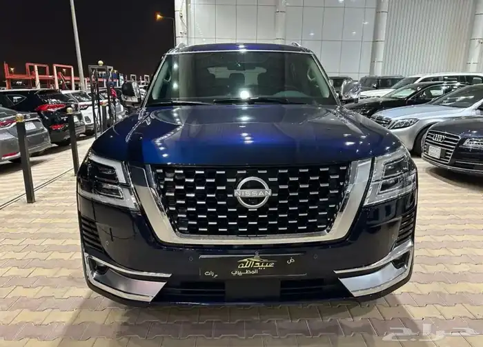 نيسان باترول بلاتينيوم موديل 2024 فل كامل 8 سلندر 400 نضيف 2